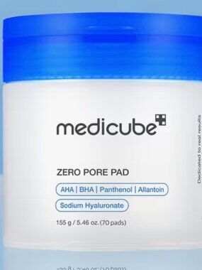 Medicube Zero Pore Pad 2.0 Toner Pads 70ct AHA BHA Exfoliating Skincare 5.46 OZ